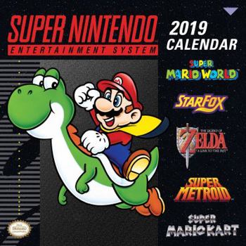 Calendar Super Nintendo Retro Art 2019 Wall Calendar Book