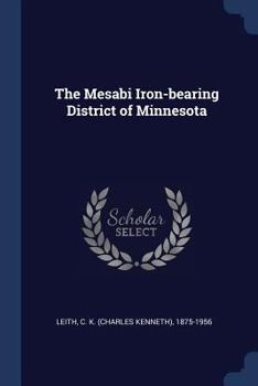 Paperback The Mesabi Iron-bearing District of Minnesota Book