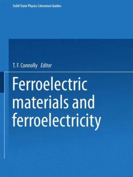 Paperback Ferroelectric Materials and Ferroelectricity Book