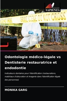 Paperback Odontologie médico-légale vs Dentisterie restauratrice et endodontie [French] Book