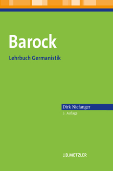 Paperback Barock: Lehrbuch Germanistik [German] Book