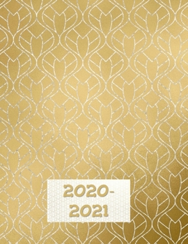 2020-2021 Financial Year Diary Planner: Week on Two Pages | Ideal Tax Return Helper | Large  8.5"x 11" Size | Gorgeous Gold Cover