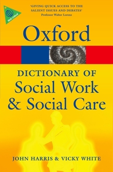 Paperback A Dictionary of Social Work and Social Care Book