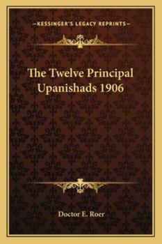 Paperback The Twelve Principal Upanishads 1906 Book
