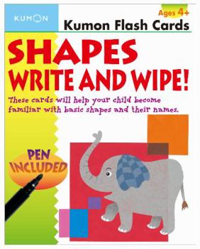 Cards Shapes Write and Wipe! [With Non-Toxic Pen] Book