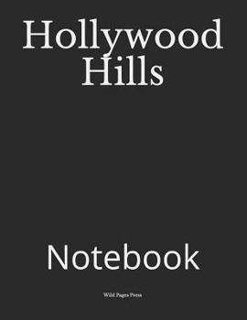 Paperback Hollywood Hills: Notebook Book