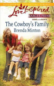 Mass Market Paperback The Cowboy's Family [Large Print] Book
