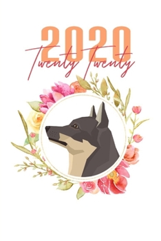 2020: Swedish Vallhund Floral Daily Planner Diary