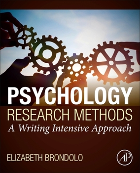 Paperback Psychology Research Methods: A Writing Intensive Approach Book