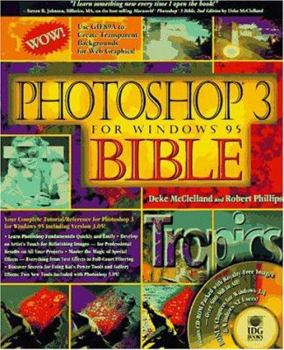 Paperback Photoshop 3 for Windows 95 Bible Book