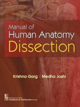 Paperback Manual of Human Anatomy Dissection Book