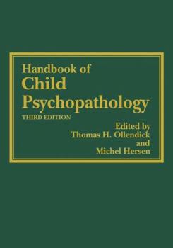 Hardcover Handbook of Child Psychopathology Book