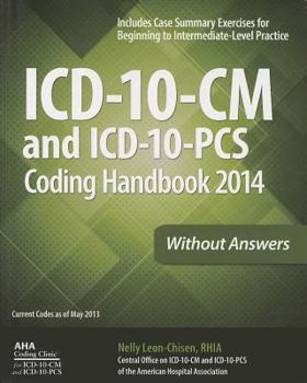 Paperback ICD-10-CM and ICD-10-PCs Coding Handbook 2014 Without Answers Book