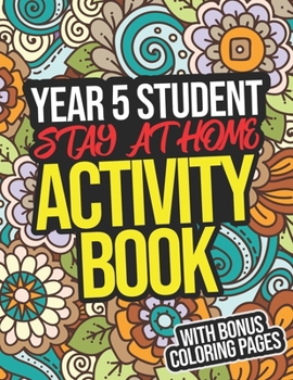 Paperback Year 5 Student Stay-At-Home Activity Book: Year 5 Student Workbook Book