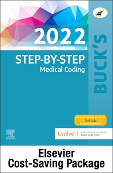 Paperback 2022 Step by Step Medical Coding Textbook, 2022 Workbook for Step by Step Medical Coding Textbook, Buck's 2022 ICD-10-CM Hospital Edition, Buck's 2022 Book