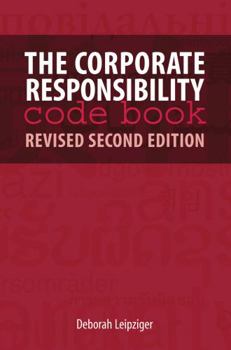 Hardcover The Corporate Responsibility Code Book [op] Book