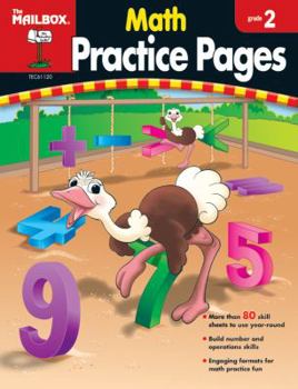 Paperback Math Practice Pages (Gr. 2) Book