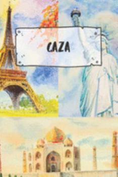 Paperback Gaza: Ruled Travel Diary Notebook or Journey Journal - Lined Trip Pocketbook for Men and Women with Lines Book