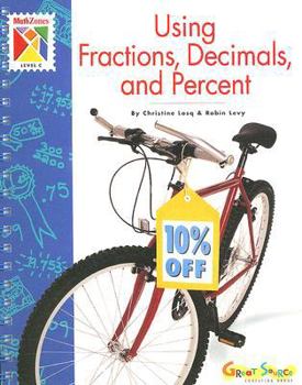 Spiral-bound Using Fractions, Decimals, and Percent: Level C Book
