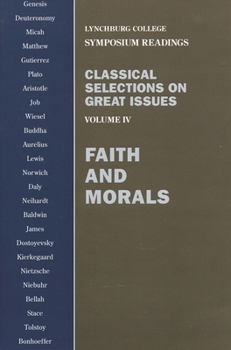 Paperback Faith and Morals: Genesis, Deuteronomy, Micah Book
