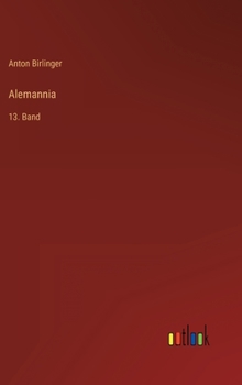 Hardcover Alemannia: 13. Band [German] Book