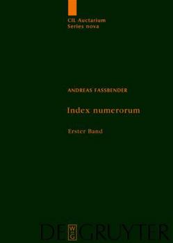 Hardcover Index numerorum: Ein Findbuch zum Corpus Inscriptionum Latinarum (Latin Edition) [Latin] Book