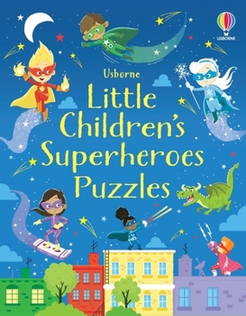 Paperback Little Children's Superheroes Puzzles (Little Children's Puzzle Pads): 1 (Little Children's Puzzles) Book