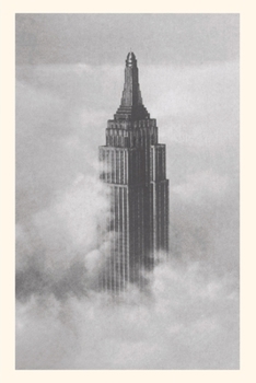 Paperback Vintage Journal Empire State Building in the Clouds Book