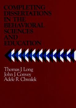 Hardcover Completing Dissertations in the Behavioral Sciences and Education: A Systematic Guide for Graduate Students Book