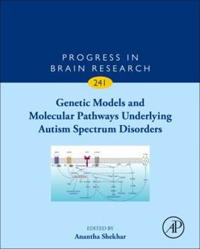 Hardcover Genetic Models and Molecular Pathways Underlying Autism Spectrum Disorders: Volume 241 Book