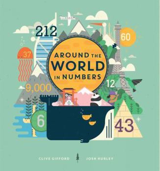 Hardcover Around the World in Numbers Book