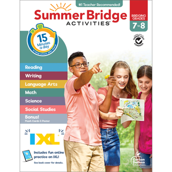 Gift Summer Bridge Activities, Grades 7 - 8 Book