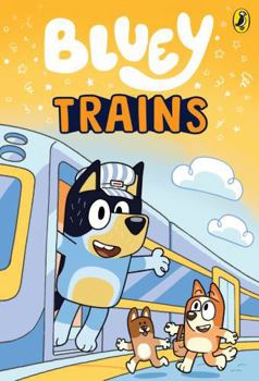 Paperback Bluey: Trains Book