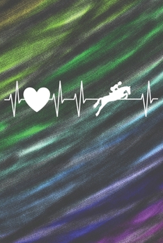 Springreiten: Notizbuch / Tagebuch / Trainingsbuch Springen - DIN A5 120 Seiten liniert -  Pferde Geschenk Reiterin (German Edition)