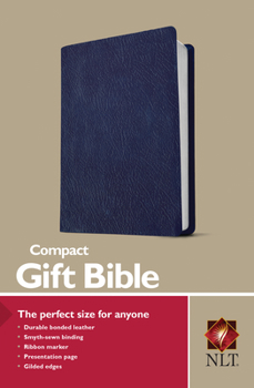 Leather Bound Compact Gift Bible NLT Book
