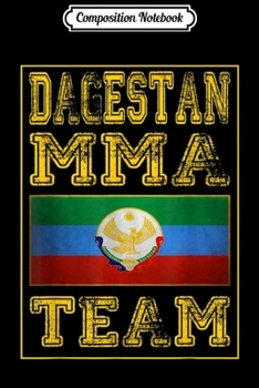 Paperback Composition Notebook: Dagestan MMA Team. Dagestan Flag Journal/Notebook Blank Lined Ruled 6x9 100 Pages Book