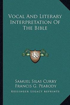 Vocal and literary interpretation of the Bible