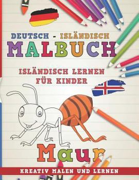 Paperback Malbuch Deutsch - Isl [German] Book