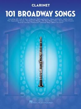 Paperback 101 Broadway Songs for Clarinet Book