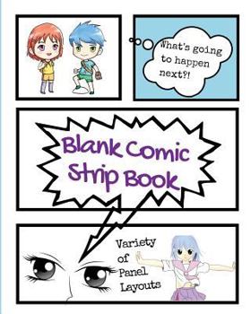 Paperback Blank Comic Strip Book Manga Book