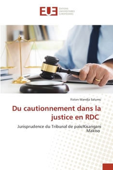 Paperback Du cautionnement dans la justice en RDC [French] Book