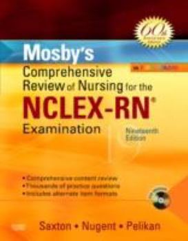 Paperback Mosby's Comprehensive Review of Nursing for Nclex-Rn(r) Examination [With CDROM] Book