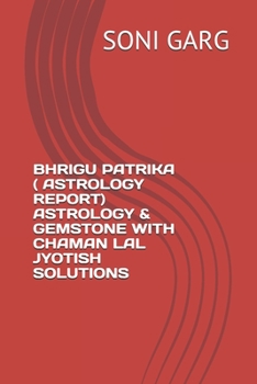 Paperback Bhrigu Patrika ( Astrology Report) Astrology & Gemstone with Chaman Lal Jyotish Solutions Book