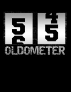 Paperback Oldometer 55: Oldometer 54-55 .55th Birthday Funny Gift Book