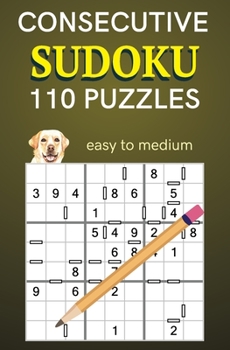 Paperback Consecutive Sudoku 110 Puzzle Easy to Medium Book