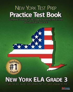 Paperback New York Test Prep Practice Test Book New York Ela Grade 3: Aligned to the 2011-2012 New York Ela Test Book