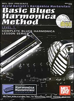 Paperback Basic Blues Harmonica Method Level 1 Book/CD Set Book