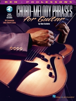 Paperback Chord-Melody Phrases for Guitar - Book/Online Audio Book