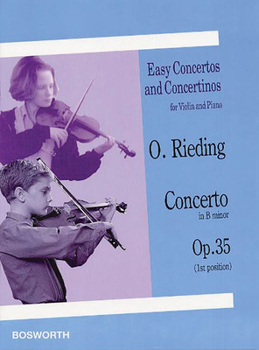 Paperback Concerto in B Minor, Op. 35 Beginner Violin Solo Sheet Music with Piano Accompaniment for Students and Young Players Easy First Position Violin Method Book
