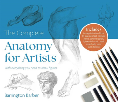 Paperback The Complete Anatomy for Artists Kit: Includes an Instructional Book, a Sketchpad, Pencils and More Book
